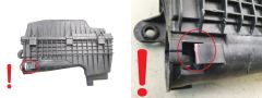 Luftfiltergehäuse 9658662780 9658662980 Peugeot 206 1.4 16v KFU