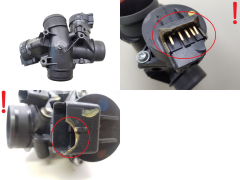 Drosselklappe Peugeot 407 9655971780 1.6 HDI Delphi 3117
