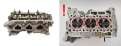 Zylinderkopf 1642R-3 110417920R 0.9 TCE H4B Dacia Renault Zylinderkopf 1642R-3 110417920R 0.9 TCE H4B Dacia Renault