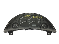 Tacho Kombiinstrument Opel Corsa C 09166814FL 110008988009 57211