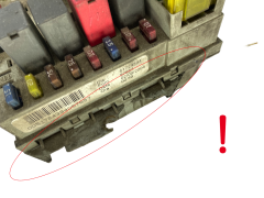 Sicherungskasten Relaiskasten 51724394 0051724394057657 Alfa Romeo Delphi 58145
