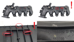 Ansaugkrümmer 0361N3 9653808680 1.6 HDI TDCI Citroen Peugeot Ford Volvo