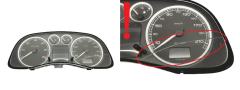 Tacho Kombiinstrument Peugeot 307 9636708880 E 05 51560