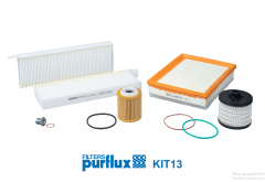 Filterset Für Citroen Peugeot KIT13 9813908880 Purflux
