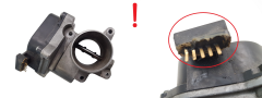 Drosselklappe VWAG 1.6 TDI 03G128063F Valeo