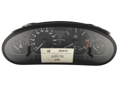 Tacho Kombiinstrument BMW 3 E46 6211 4117708 0263639160 40687 Tacho Kombiinstrument BMW 3 E46 6211 4117708 0263639160 40687