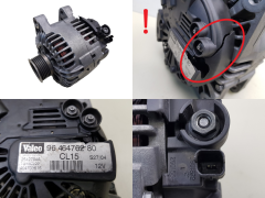 Lichtmaschine Generator 9646476280 TG15C022 Valeo Citroen Peugeot 2542704A Lichtmaschine Generator 9646476280 TG15C022 Valeo Citroen Peugeot 2542704A
