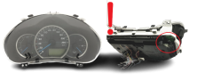 Tacho Kombiinstrument Toyota Yaris 83800-0DT70 MB157550-7731 56012