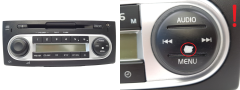 Cd-Radio Mit Mp3 Mitsubishi Colt 8701A239 DY-1ME9U24N-T 1347