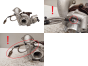 Turbolader GTD1244VZ 9804119380 PSA 1.6 eHDI 1.5 TDCi 40602 km