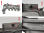 Ansaugkrümmer 9647250480 0361L4 1.4 HDI Citroen C3