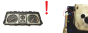 Tacho Kombiinstrument Renault Fuego R136J179 8266610 Jaeger 47304