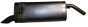 Schalldämpfer Neues Original 9818337780 Citroen Peugeot