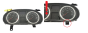 Tacho Kombiinstrument Renault Clio 2 8200401604 49311