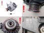 Lichtmaschine Generator 045903023A Bosch 0124515022 120A VW AG