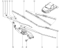Wischerblätter Rechts Original Renault Laguna III 288900004R