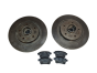 Bremsscheibe Komplett Hinten 402024076R Renault Kangoo 2 3 0km