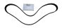 Keilriemen Für Lichtmaschine Original 6PK 117202503R Renault