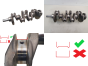Kurbelwelle 430 0501K7 2.0 HDI 16v 2.0 TDCI Citroen Peugeot Ford