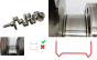 Kurbelwelle QXBA D4204T RHJ 2.0 TDCi HDI 0501N8 Ford Volvo PSA 4820