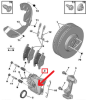 Bremssättel Links Vorne Neues Original 4400V3 4400.V3 Citroen Peugeot