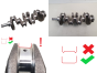 Kurbelwelle 0501K7 0501N8 2.0 hdi 16v RHR RHW RHM Peugeot Citroen
