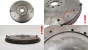 Schwungrad 9637267710 0532K3 1.9 D DW8 Peugeot Citroen