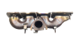 Auspuff-Krümmer Abgaskrümmer 9672525080 0341Q3 2.0 HDI 16v Citroen Peugeot Ford