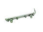 Einspritzleiste Kraftstoffverteiler 175207356R Renault Nissan 2.0 16v M4R 