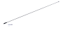 Antenne Neues Original Renault Nissan 6 mm /860 mm 2820600QAA