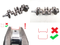 Kurbelwelle 0501K7 0501N8 2.0 hdi 16v RHR RHW RHM Peugeot Citroen 1011