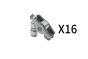 Kugelkopf Ventilnachstellung 030109423 036109411H B18205 VW Skoda Borsehung
