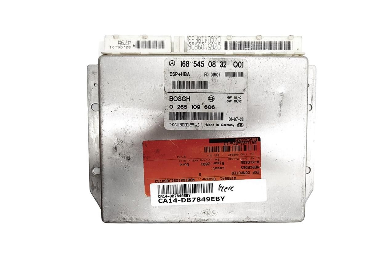 Steuergerät ESP 1685450832 0265109606 Mercedes Bosch main product photo
