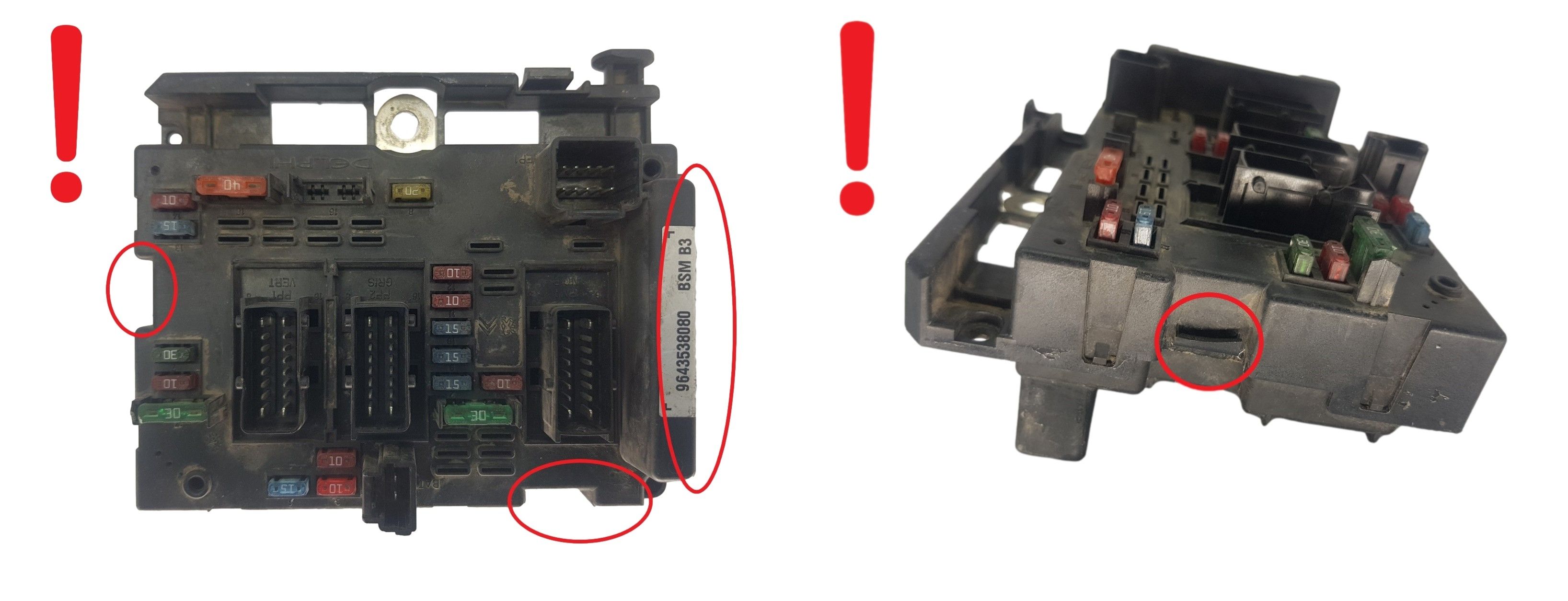 Steuergerät BSM B3 9643538080 PSA Delphi 1835 main product photo
