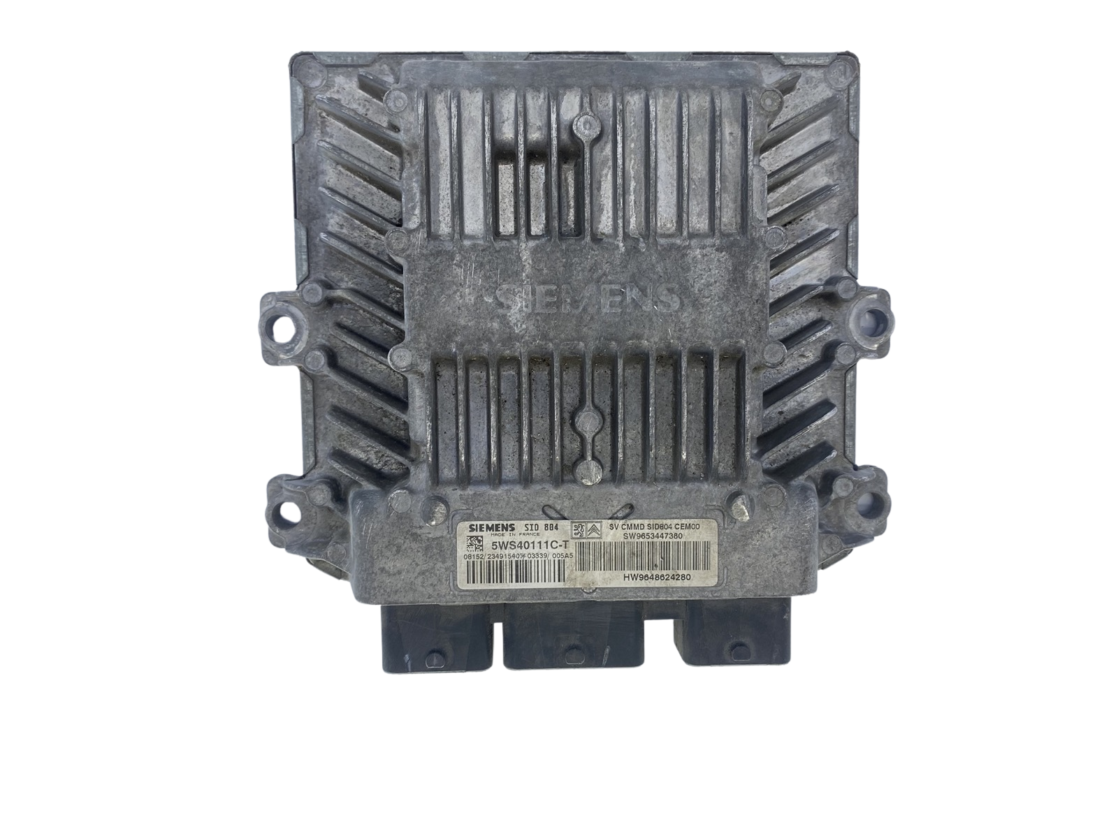 Steuergerät 9653447380 9648624280 5WS40111C-T SID804 PSA Siemens 48982 main product photo