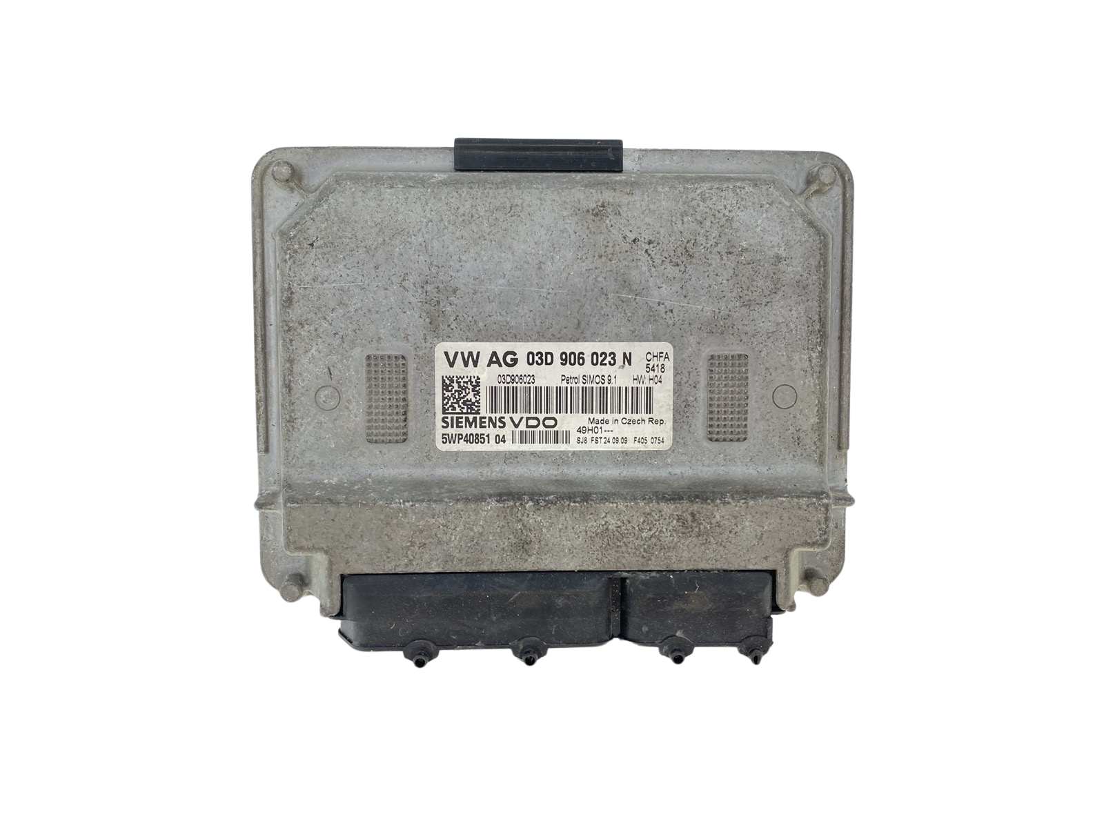 Steuergerät 03D906023N 5WP40851 04 VW Seat Skoda Siemens 60553 main product photo