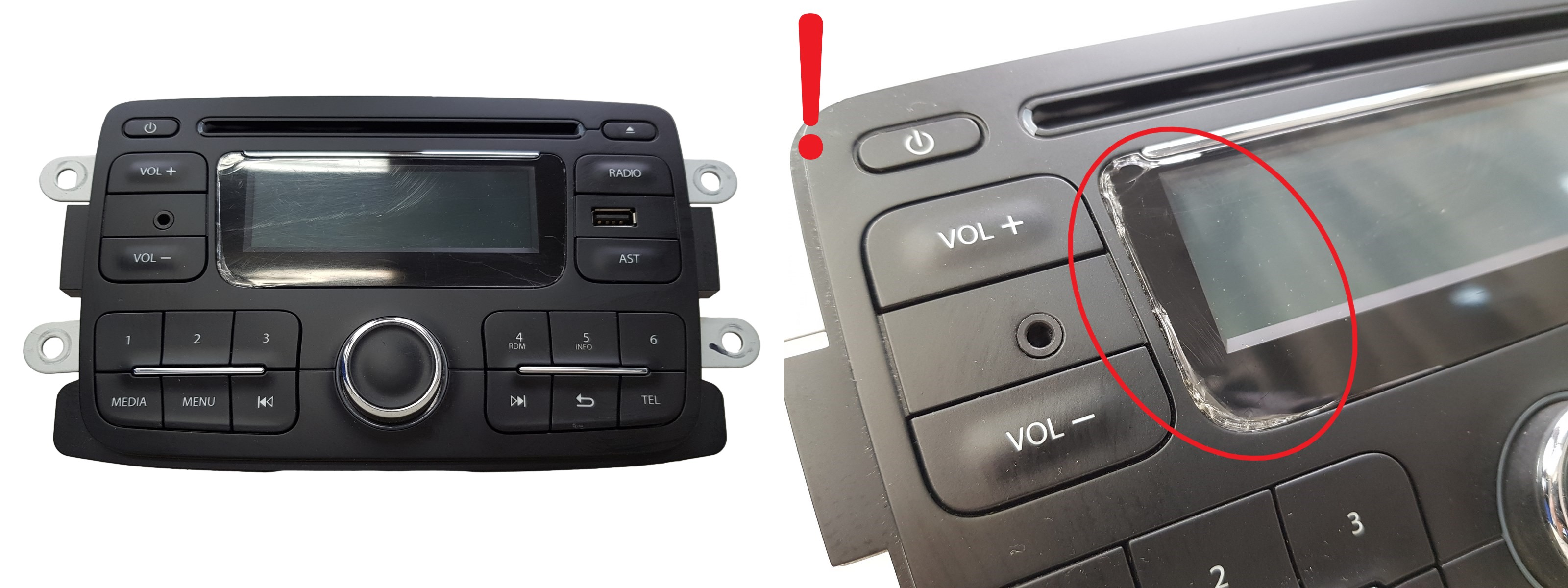 Cd-Radio USB Dacia 281150954R HARN1003 6099 main product photo