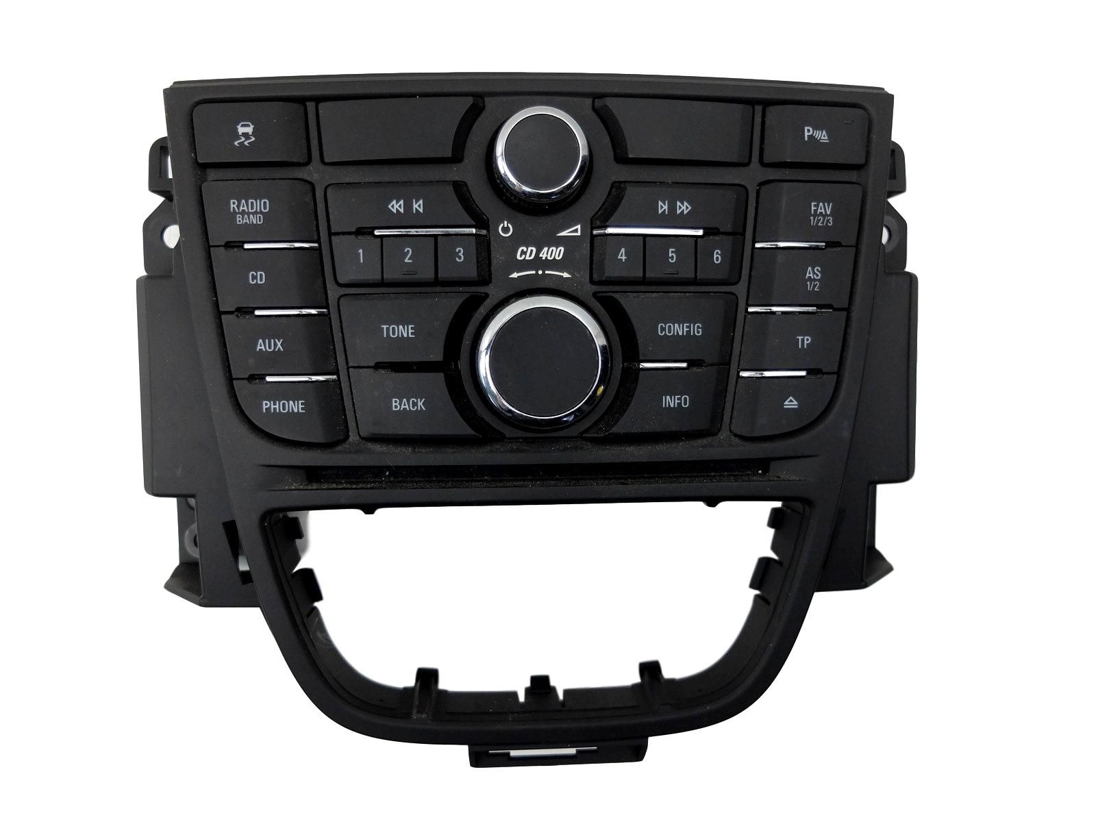 Schalter Radio Opel Astra J 13337218 Delphi main product photo