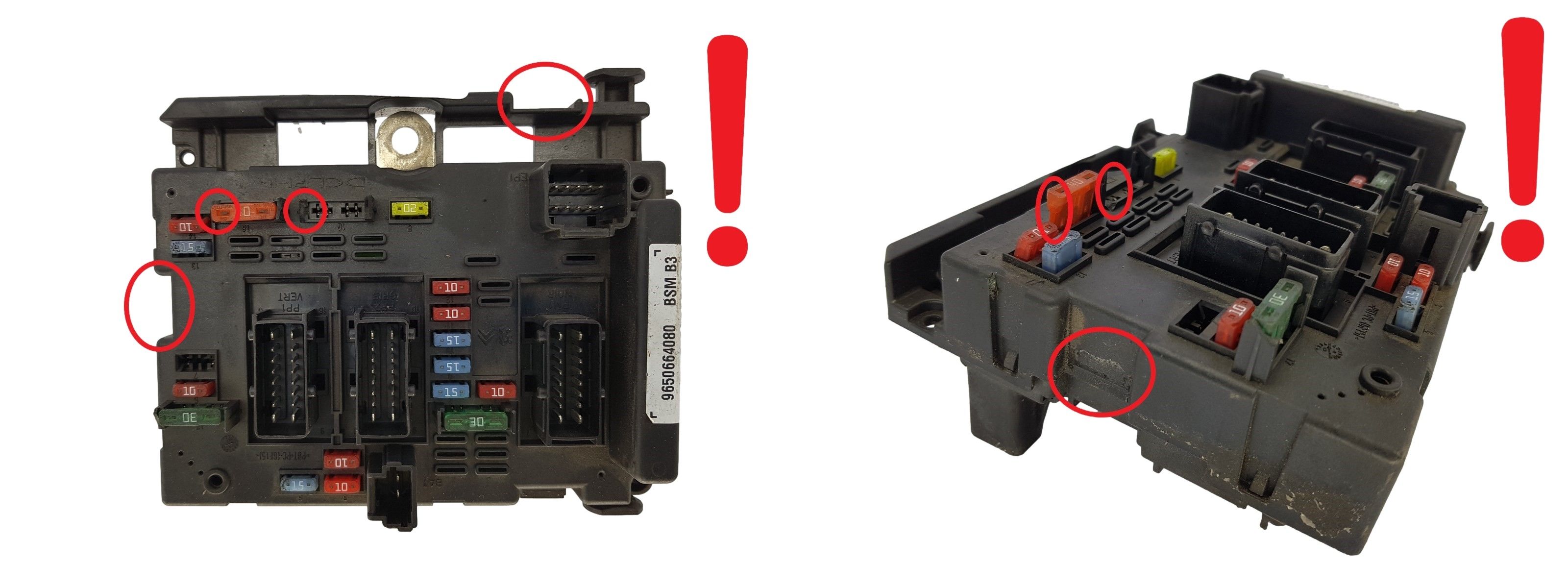 Steuergerät BSM B3 9650664080 PSA Delphi 1497 main product photo