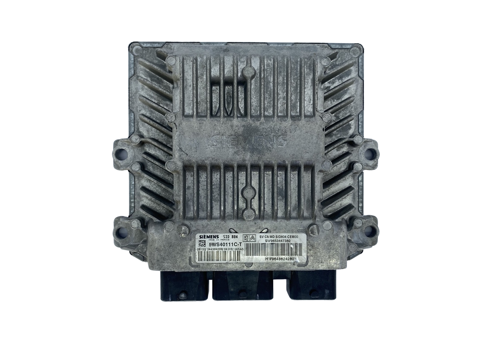 Steuergerät 9653447380 9648624280 5WS40111C-T SID804 PSA Siemens 48296 main product photo