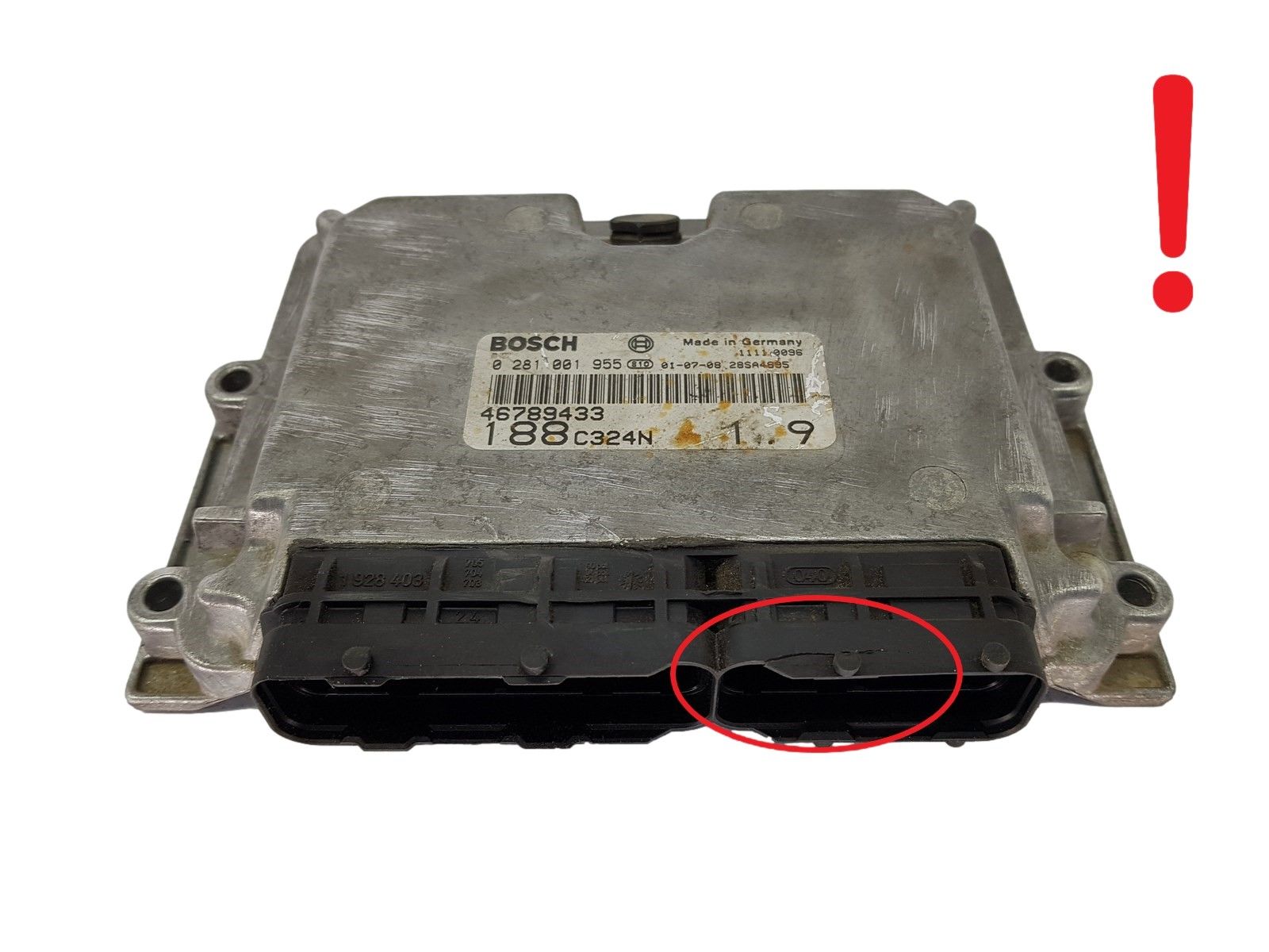 Steuergerät Fiat 46789433 0281001955 188C324N Bosch 17280 main product photo