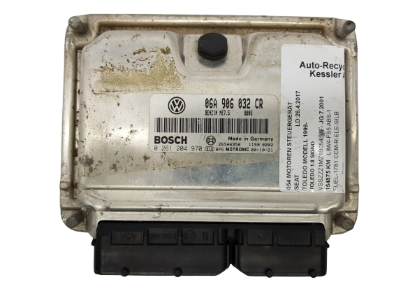 Steuergerät Seat 06A906032CR 0261204970 Bosch main product photo