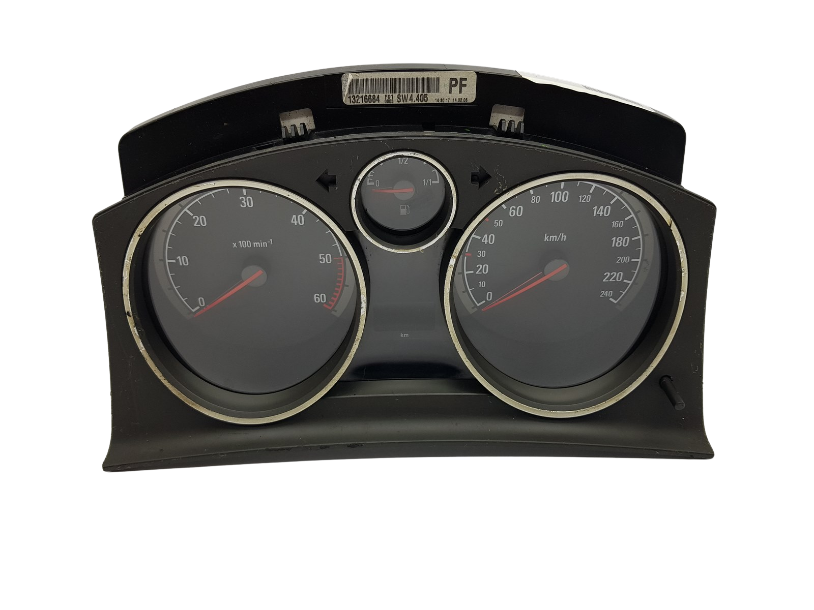 Tacho Kombiinstrument Opel Astra H Zafira B 13216684PF 2808 main product photo
