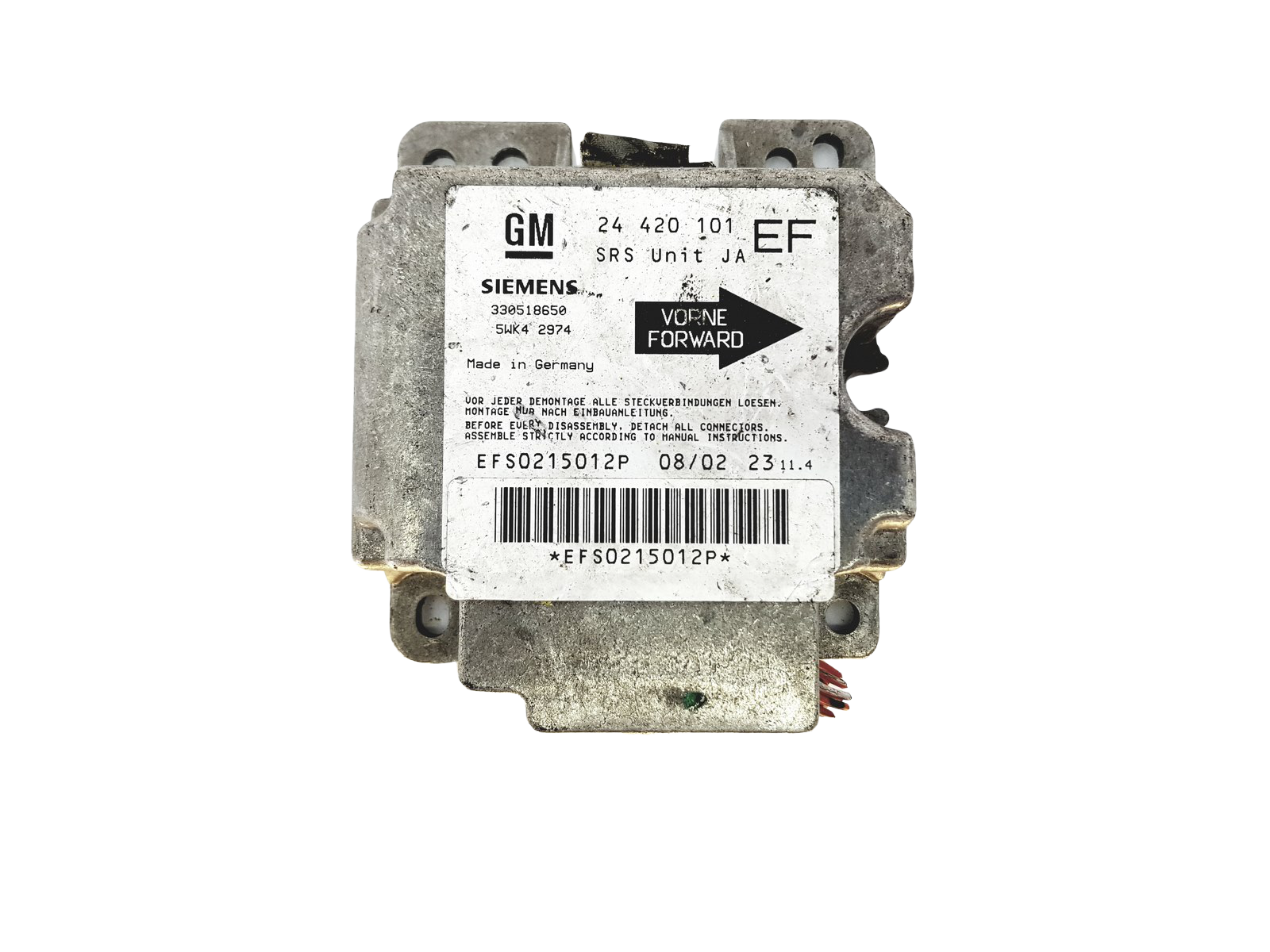 Steuergerät Moduł 24420101 5WK42974 Opel Siemens 23162 main product photo