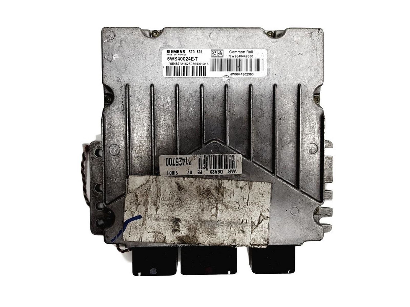 Steuergerät 5WS40024E-T SID801 9646449380 9644302380 PSA main product photo