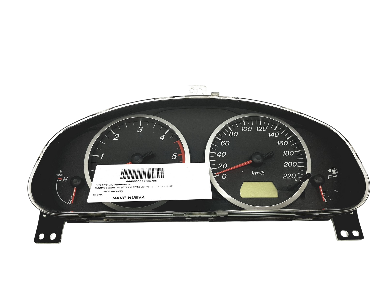 Tacho Kombiinstrument Mazda 2 3M7110849NG DD6255430 58201 main product photo