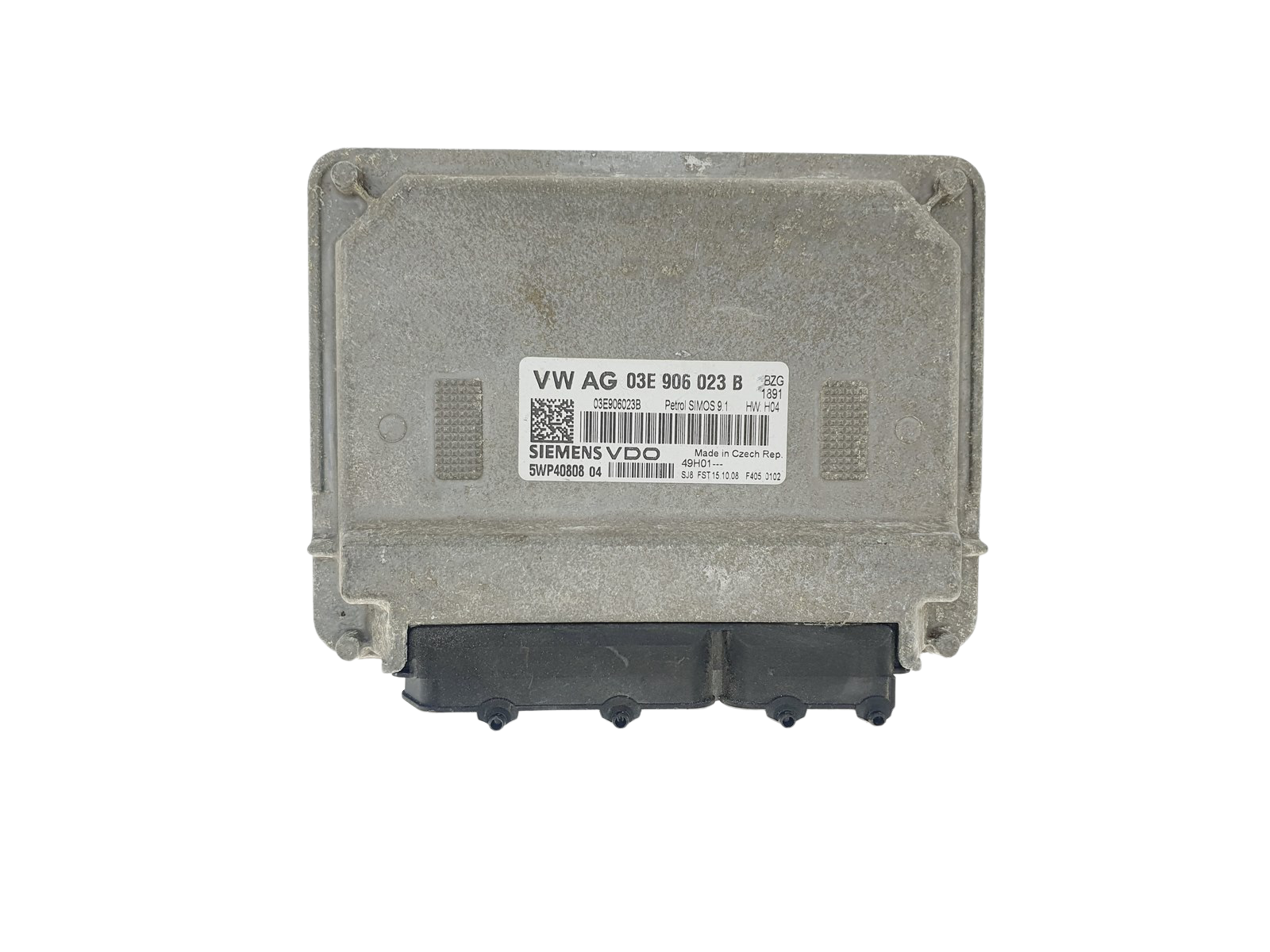 Steuergerät 03E906023B 5WP40808 04 VW Siemens 43472 main product photo