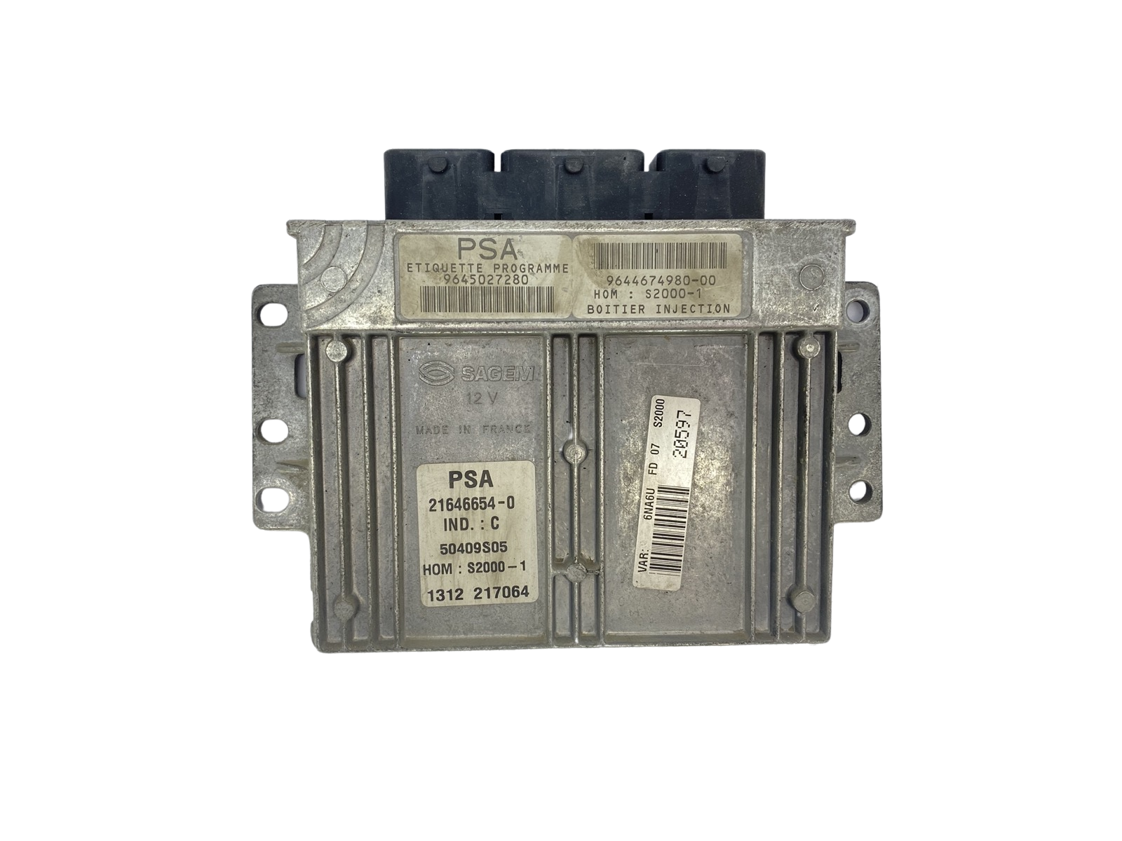 Steuergerät 9645027280 9644674980 21646654-0 PSA Sagem 59878 main product photo