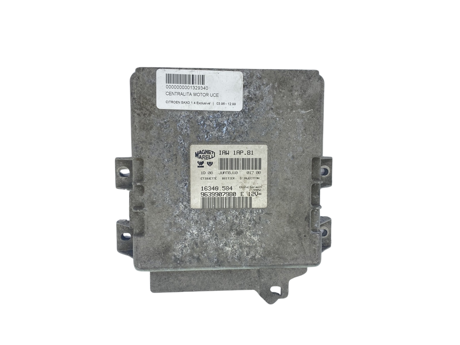Steuergerät 9639907980 16340.584 IAW1AP.81 PSA Magneti Marelli 61828 main product photo