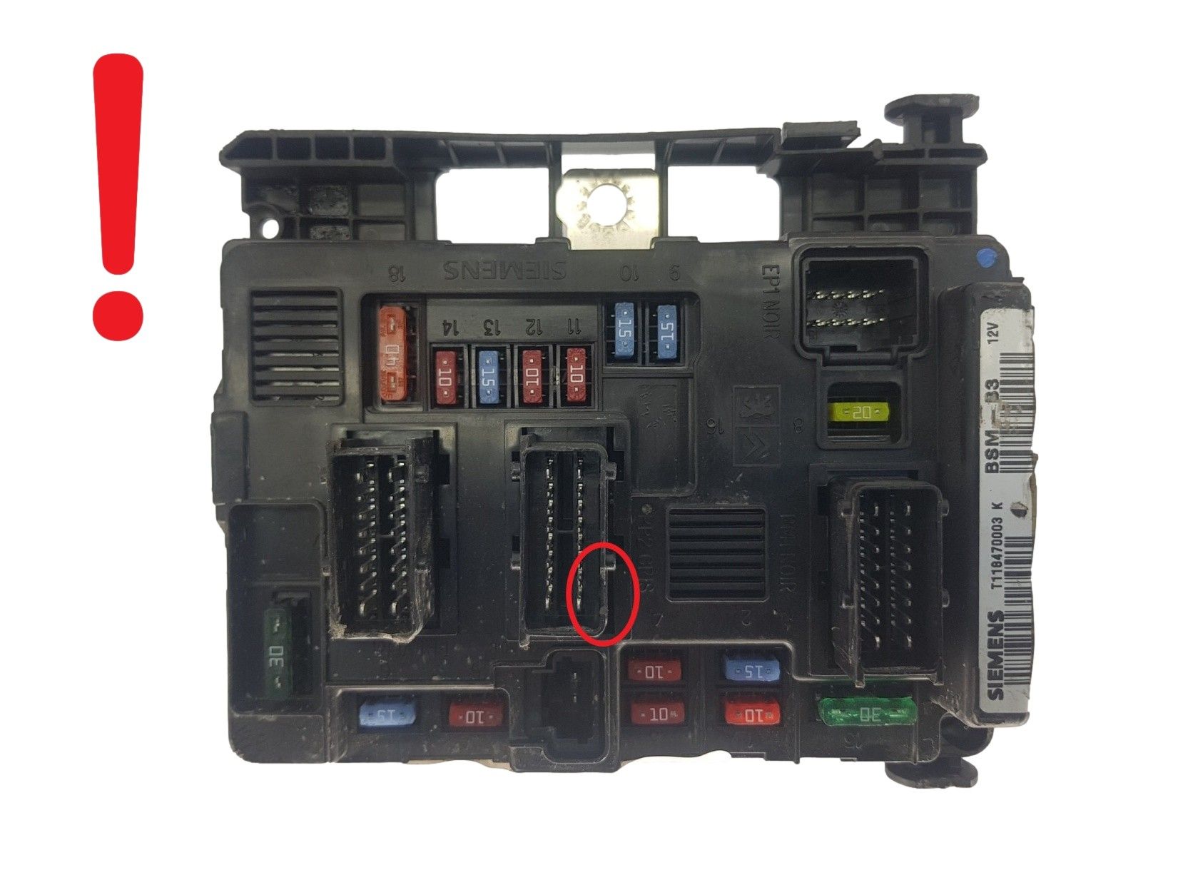 Steuergerät BSM-B3 9650618480 T118470003K PSA Siemens 1840 main product photo